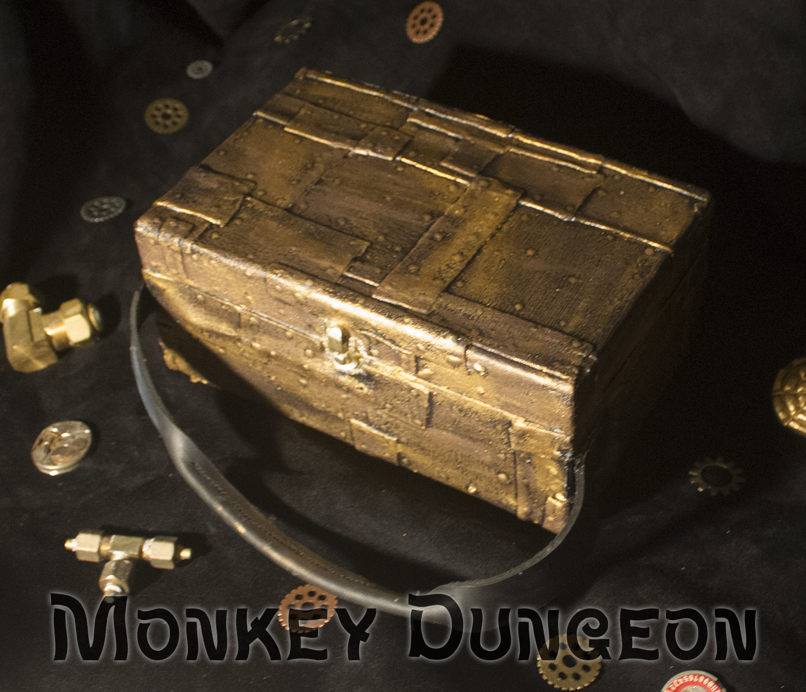 steampunk clutch purse box storage